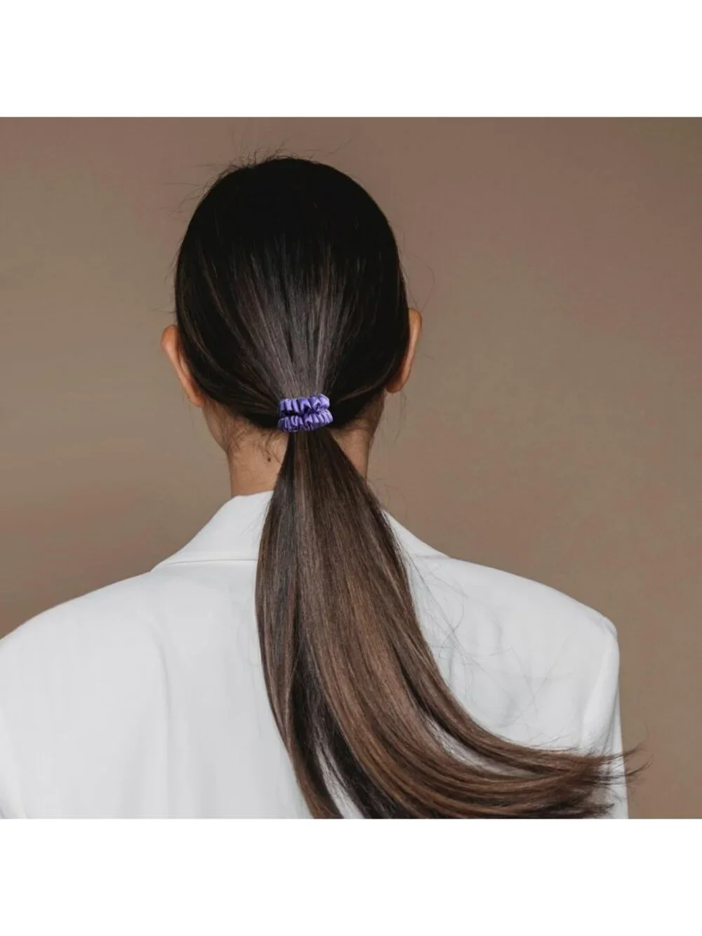 6 Pcs 100% Pure Mulberry Silk Hair Scrunchies Set - Soft Pastel Colors
